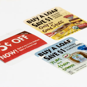 redeemable coupons instant savings new customer printing company