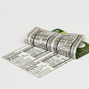 peel back labels digital printing extra product information